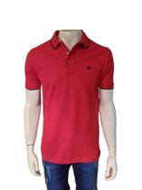 Camisa Polo, Masculina, Malha Piquet, 1036 tbm tamanho Plus Size c/detalhe gola e manga