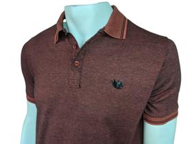 Camisa Polo, Masculina, Malha Piquet, 6026 Manga curta100% algodão tbm Plus Size