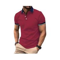 Camisa Polo Masculina Manga Curta Branca - Casual de Verão