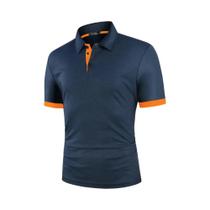 Camisa Polo Masculina Manga Curta - Cor Contrastante, Casual e Moderna