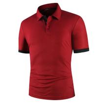 Camisa Polo Masculina Manga Curta - Cor Contrastante, Casual e Moderna