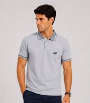 Camisa Polo Masculina Manga Curta Select Cinza