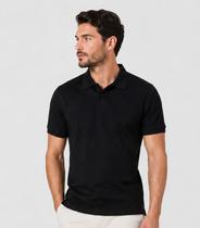 Camisa Polo Masculina Manga Curta Select Preto