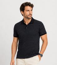 Camisa Polo Masculina Manga Curta Select Preto