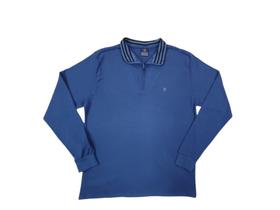 Camisa Polo Masculina, Manga Longa Inverno com ziper 100% algodão 2799