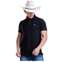 Camisa Polo Masculina New Style Texas Farm Ref:41774 Cor:Preto EUATamanho:G Camisa Polo Masculina New Style Texas Farm Ref:41774 Cor:Preto EUATamanho:G