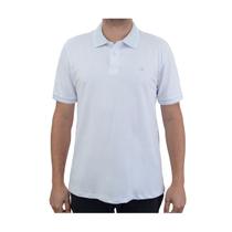 Camisa Polo Masculina Ogochi Casual Slim Branco - 00748