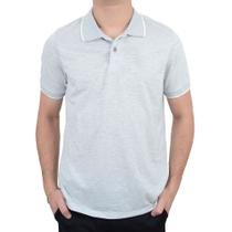 Camisa Polo Masculina Ogochi Concept Malha Slim Cinza - 0075 Camisa Polo Masculina Ogochi Concept Malha Slim Cinza - 0075