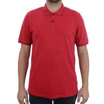 Camisa Polo Masculina Ogochi Essencial Slim Vermelho - 0074
