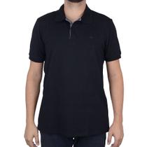 Camisa Polo Masculina Ogochi MC Essencial Slim Preta 007001