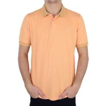 Camisa Polo Masculina Ogochi Slim Piquet Laranja - 0074