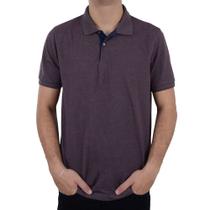 Camisa Polo Masculina Ogochi Slim Piquet Roxo - 0075 Camisa Polo Masculina Ogochi Slim Piquet Roxo - 0075
