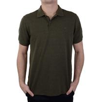 Camisa Polo Masculina Ogochi Slim Piquet Verde - 007520