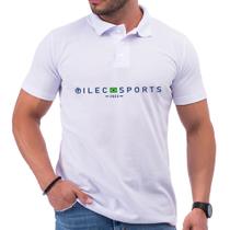 Camisa Polo Masculina Oilec Sports 2023 - Branco
