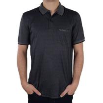 Camisa Polo Masculina Pierre Cardin Piquet Preta - 45955