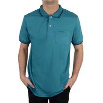 Camisa Polo Masculina Pierre Cardin Verde - 70115
