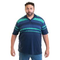 Camisa Polo Masculina Plus Size 118537