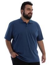 Camisa Polo Masculina Plus Size Anistia Algodão Bolso Básico Camisa Polo Masculina Plus Size Anistia Algodão Bolso Básico