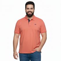 Camisa Polo Masculina Plus Size Com Elastano Dawson