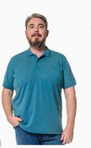 Camisa Polo Masculina Plus Size Sem Bolso You Size