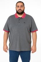 Camisa Polo Masculina Plus You Size Piquet 3D G4 ao G6