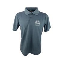 Camisa Polo Masculina Polo Bordado Cavalo Crioulo Original Sentinela Cinza Tecido Premium