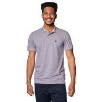 Camisa Polo Masculina Polo Team Cinza/azul