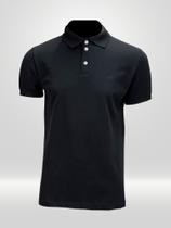 Camisa Polo Masculina Preta