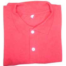 Camisa Polo Masculina Rosa Pink Lisa Manga Curta Para Uso Casual Empresa