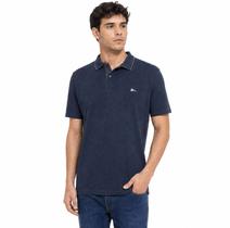 Camisa Polo Masculina Sallo Slim Fit Pérgula 0083 Azul Marinho - Marinho G3
