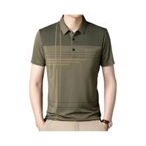 Camisa Polo Masculina Slim Fit - Color Block, Verão, Casual e Respirável