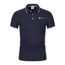 Camisa Polo Masculina Slim Fit Respirável - Moda Casual para Verão 2024