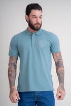 Camisa Polo Masculina Texas Farm - New Style - Cpm007 - Verde Salvia Camisa Polo Masculina Texas Farm - New Style - Cpm007 - Verde Salvia