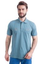Camisa Polo Masculina Texas Farm - New Style - Cpm008 - Verde Salvia Camisa Polo Masculina Texas Farm - New Style - Cpm008 - Verde Salvia