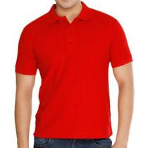 camisa gola polo masculina vermelha