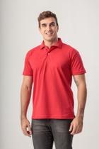 Camisa polo masculina vermelha