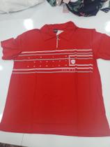 Camisa Polo Masculina Vermelha Plus Size G1 ao G3