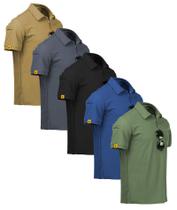 Camisa Polo Masculina ZITY 5 Unidades Manga Curta Antissuor Camisa Polo Masculina ZITY 5 Unidades Manga Curta Antissuor