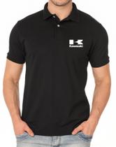 Camisa Polo Masculino Kawasaki Bordado em Malha Piquet