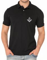 Camisa Polo Masculino Maçonaria Maçom Bordado - Tecido Piquet Camisa Polo Masculino Maçonaria Maçom Bordado - Tecido Piquet