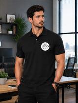 Camisa Polo Masculino Personalizada com Bordado da Sua Logomarca no Peito