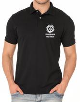 Camisa Polo Masculino Profissional ENGENHARIA MECÂNICA Bordado - Tecido de Malha Piquet