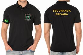 Camisa Polo Masculino SEGURANÇA PRIVADA Bordado MOD1 - Tecido de Malha Piquet Camisa Polo Masculino SEGURANÇA PRIVADA Bordado MOD1 - Tecido de Malha Piquet
