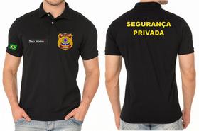 Camisa Polo Masculino SEGURANÇA PRIVADA Bordado Mod2 - Tecido de Malha Piquet Camisa Polo Masculino SEGURANÇA PRIVADA Bordado Mod2 - Tecido de Malha Piquet