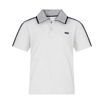 Camisa Polo Menino Alakazoo Algodão Penteado Branco