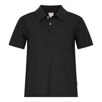 Camisa Polo Menino Alakazoo Algodão Preto Camisa Polo Menino Alakazoo Algodão Preto