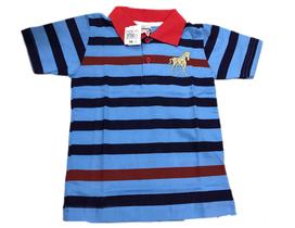 Camisa Polo Menino Infantil Listrada Listras em Malha Algodão Universe Kids Camisa Polo Menino Infantil Listrada Listras em Malha Algodão Universe Kids
