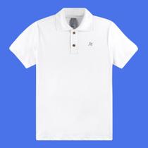 Camisa Polo Menino Juvenil AND.GO em Algodão Fio Penteado Br