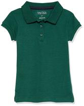 Camisa polo Nautica Girls' School Uniforme de manga curta 12-14 verde Camisa polo Nautica Girls' School Uniforme de manga curta 12-14 verde