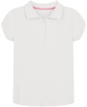 Camisa polo Nautica, uniforme escolar feminino, manga curta, tamanho 7 Camisa polo Nautica, uniforme escolar feminino, manga curta, tamanho 7